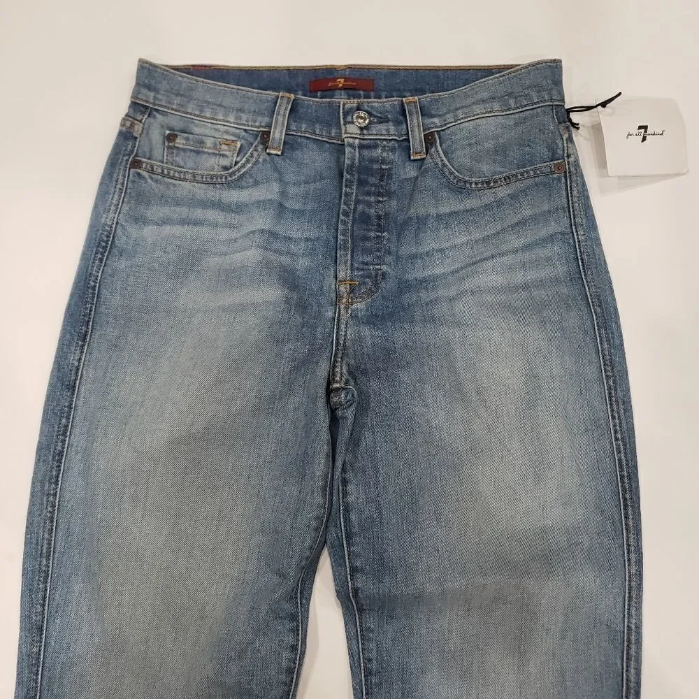 7FAM Edie Black Rhinestone Satellite Sky Jeans - Picture 12 of 17